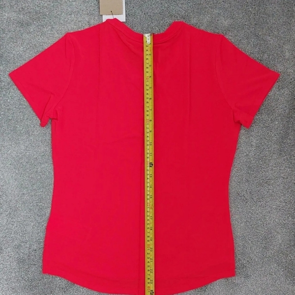 Nike Women's Dri-Fit One Luxe Tee T-Shirt Small Red Soft Breathable Recycled - Picture 14 of 16